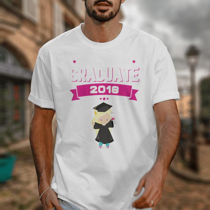 Kids Kindergarten Graduate 2018 Graduation Girls Unisex T-Shirt