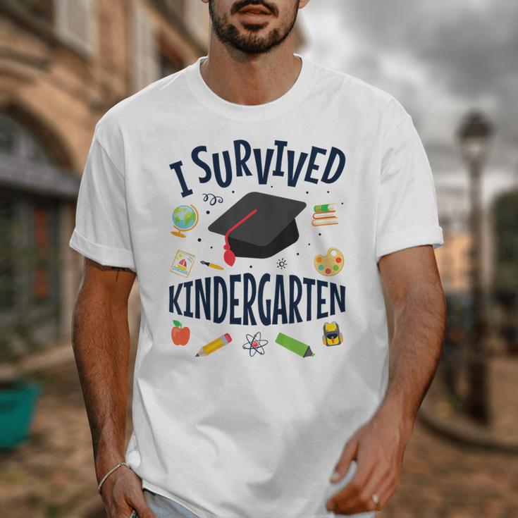Kindergarten Graduation Shirt I Survived Kindergarten Unisex T-Shirt