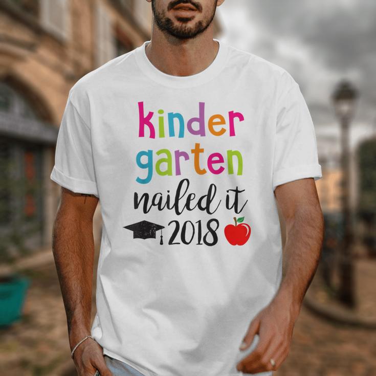 Kindergarten Nailed It 2018 Class Graduation T-Shirt Unisex T-Shirt
