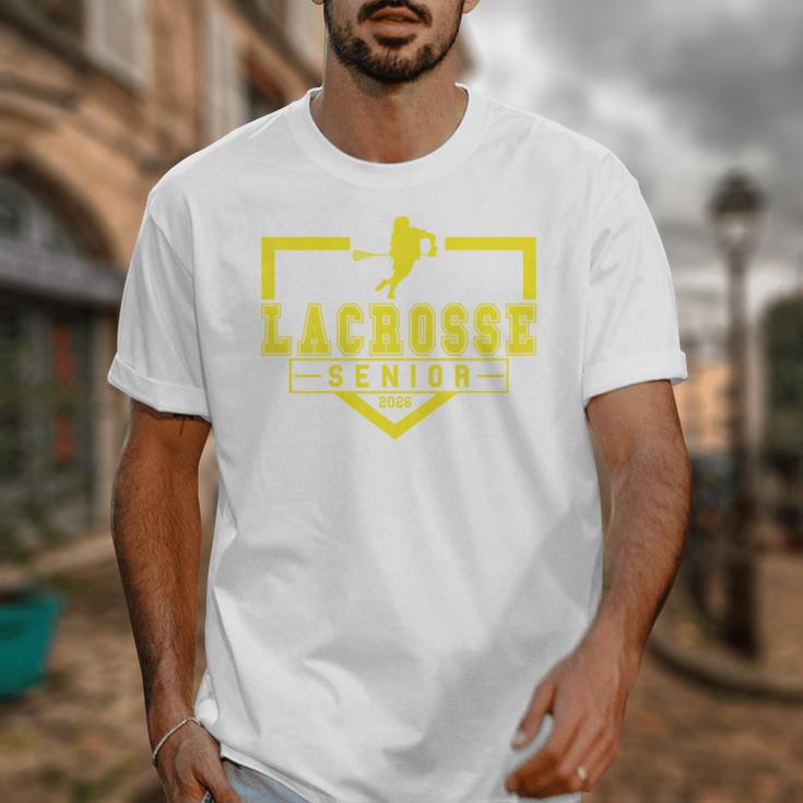Lacrosse Senior Night Lacrosse Senior 2026 Graduation 20 Unisex T-Shirt