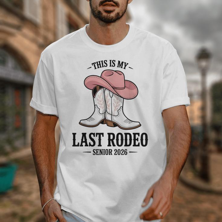 This Is My Last Rodeo Senior 2026 Cowgirl Graduation Unisex T-Shirt
