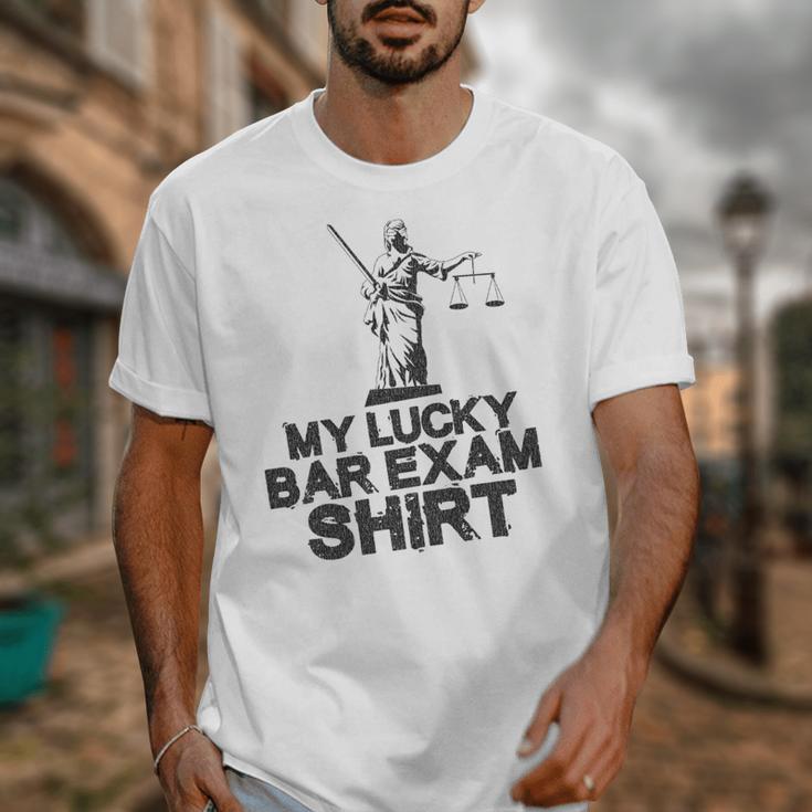 Law School Graduation My Lucky Bar Exam Shirt Lawyer Unisex T-Shirt