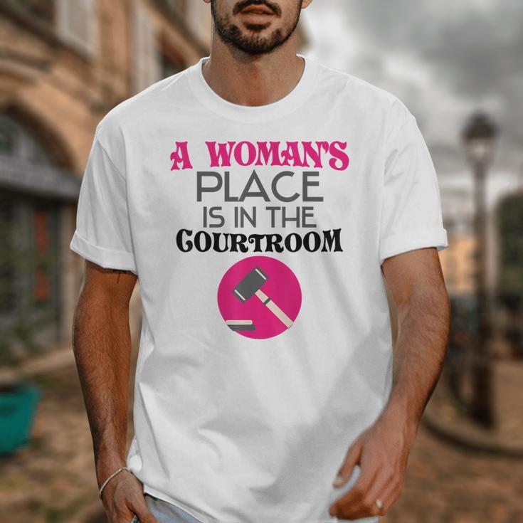 Lawyer Attorney Law School Graduation Female Women Unisex T-Shirt
