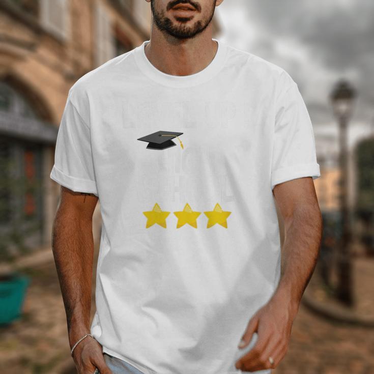 Level Up High School 8th Grade Graduation T-Shirt Unisex T-Shirt