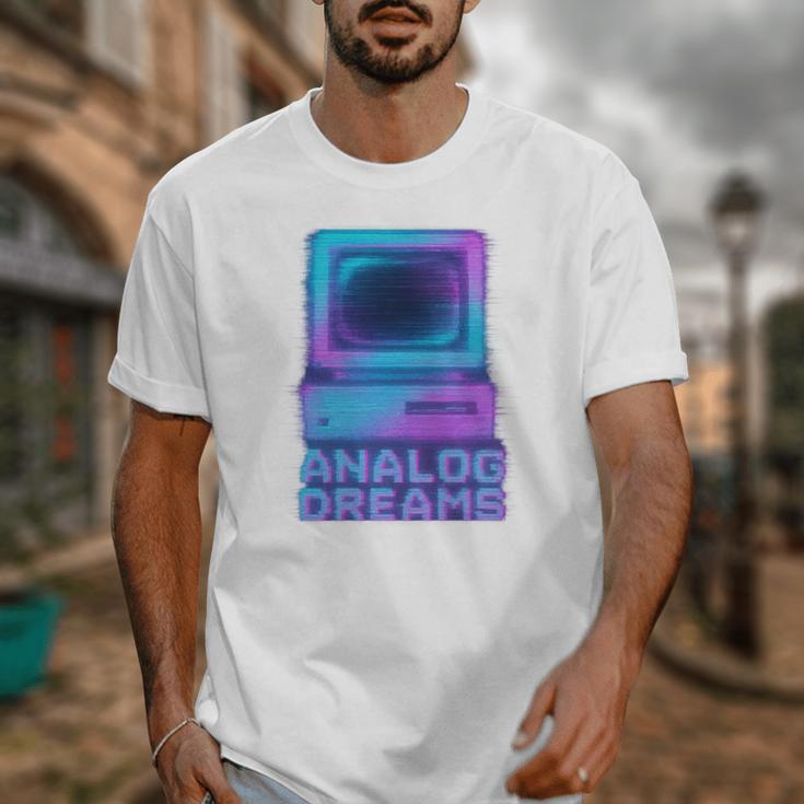 Lofi Reverie Analog Dreams Pixel 90s Desktop VHS Nostalgia Unisex T-Shirt