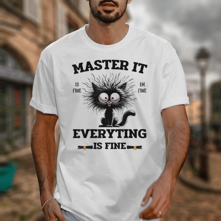 Masters Mastered It Graduate Master Degree Graduation Unisex T-Shirt