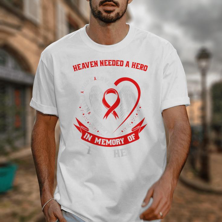 In Memory Of Brother Heart Disease Awareness Month Memorial Raglan Baseball Tee Unisex T-Shirt In Memory Of Brother Heart Disease Awareness Month Memorial Raglan Baseball Tee Unisex T-Shirt