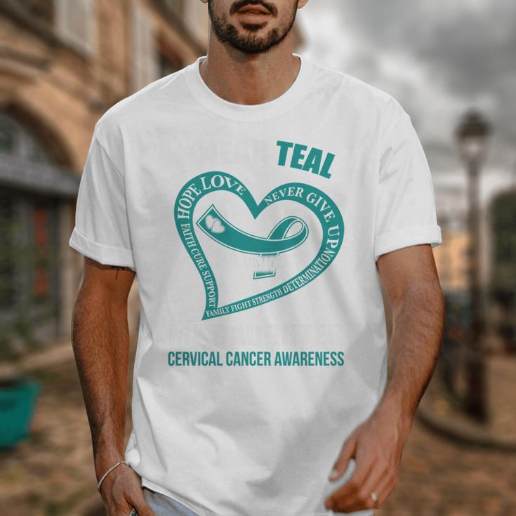 In My Memory Of My Daughter CERVICAL CANCER AWARENESS Unisex T-Shirt In My Memory Of My Daughter CERVICAL CANCER AWARENESS Unisex T-Shirt