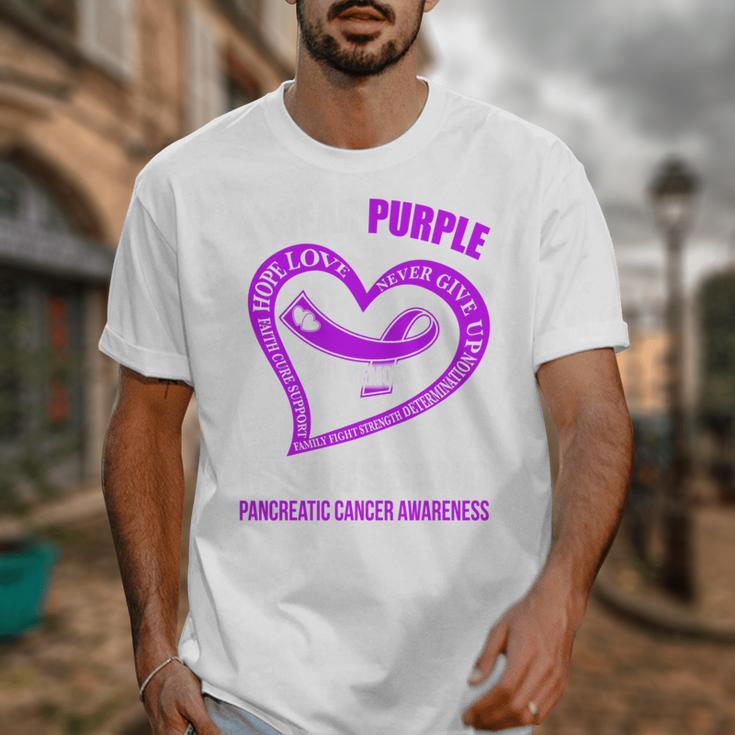 In My Memory Of My Husband PANCREATIC CANCER AWARENESS Unisex T-Shirt