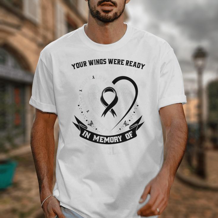 In Memory Of Uncle Melanoma Cancer Awareness Memorial Unisex T-Shirt In Memory Of Uncle Melanoma Cancer Awareness Memorial Unisex T-Shirt