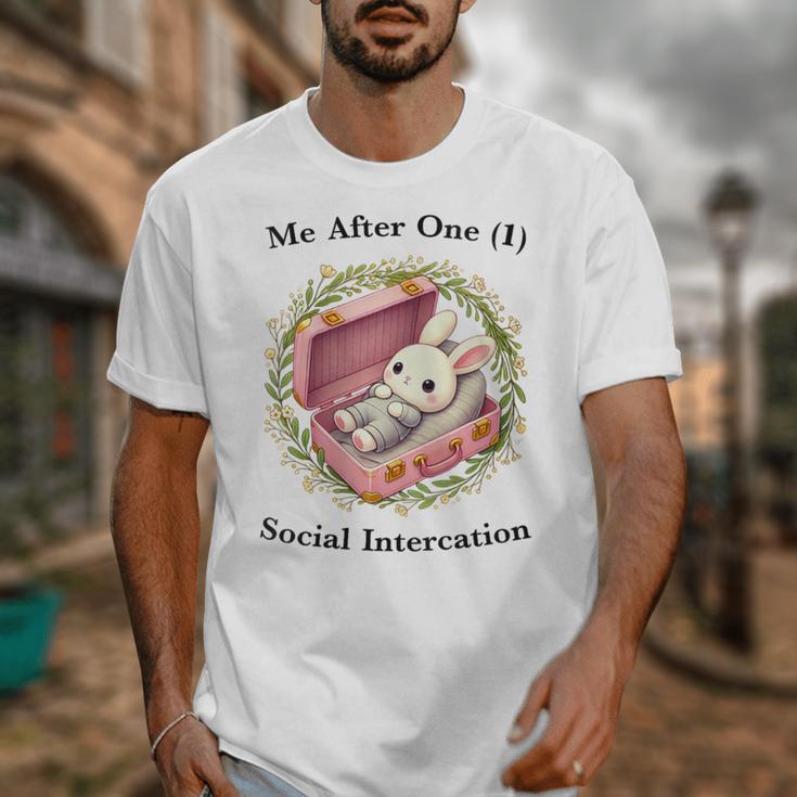 Me After One Social Interaction Introvert Saying Unisex T-Shirt Me After One Social Interaction Introvert Saying Unisex T-Shirt