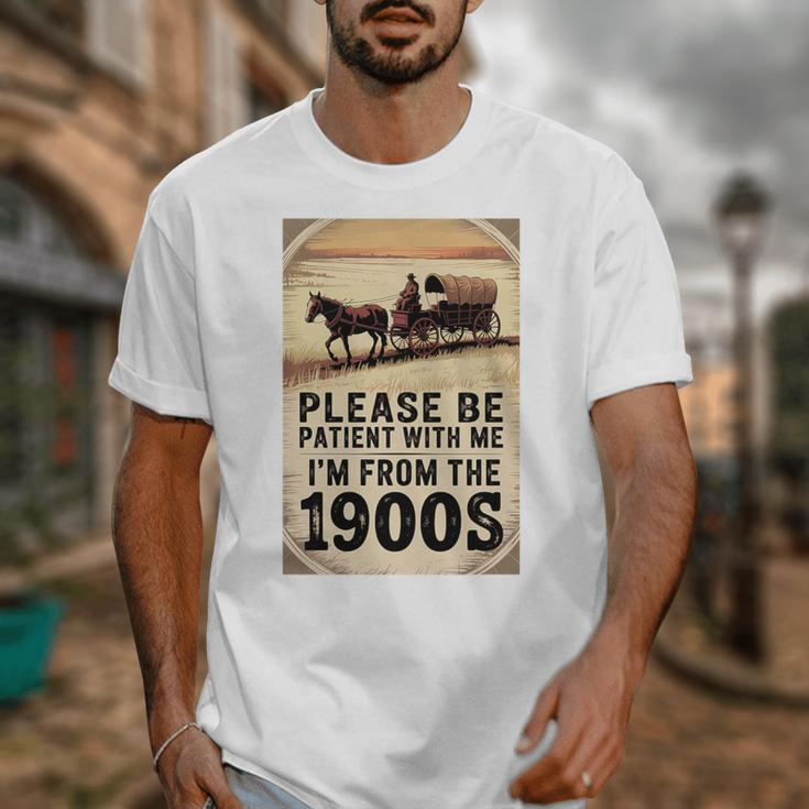 Be Patient With Me I'm From The 1900s Birthday Retirement Premium Tri-Blend Unisex T-Shirt