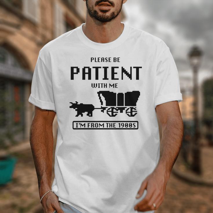 Be Patient With Me I'm From The 1900s Premium Tri-Blend Unisex T-Shirt