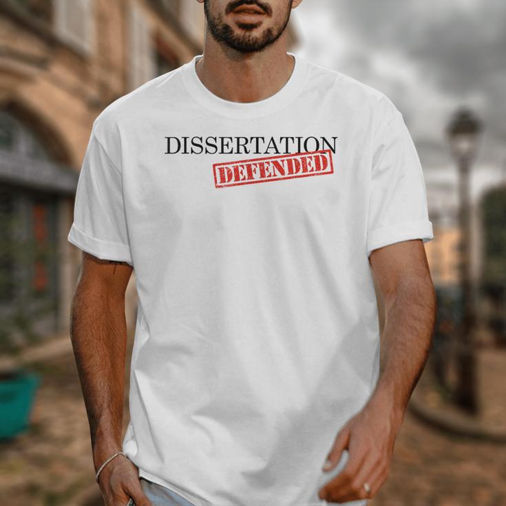 PhD Thesis Defense Graphic Doctoral Graduation Unisex T-Shirt