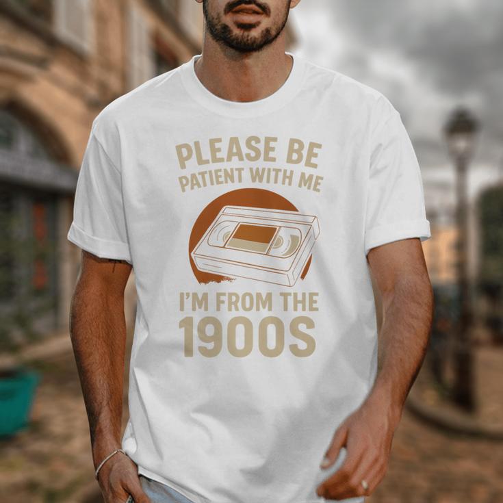Please Be Patient I'm From The 1900s – Vintage Tape Premium Unisex T-Shirt