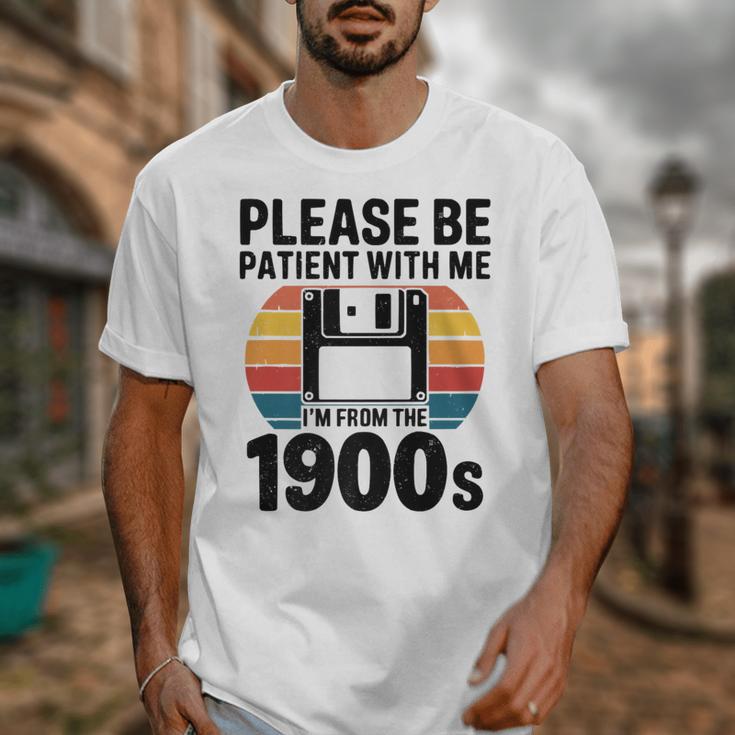 Please Be Patient With Me I'm From The 1900s Floppy Disk Premium Unisex T-Shirt