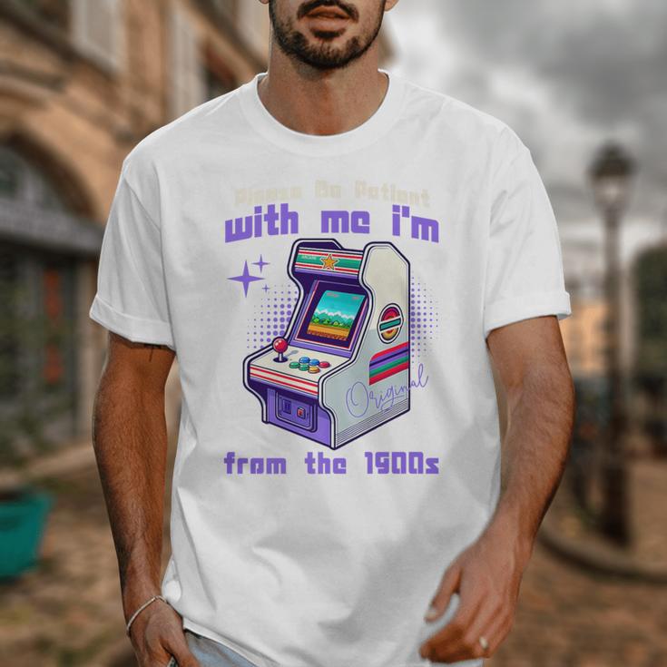 Please Be Patient With Me I'm From The 1900s Gamer Gaming Premium Unisex T-Shirt
