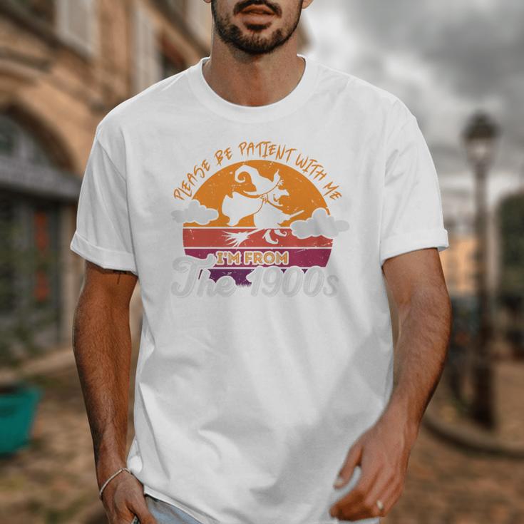 Please Be Patient With Me I'm From The 1900s Halloween Premium Unisex T-Shirt
