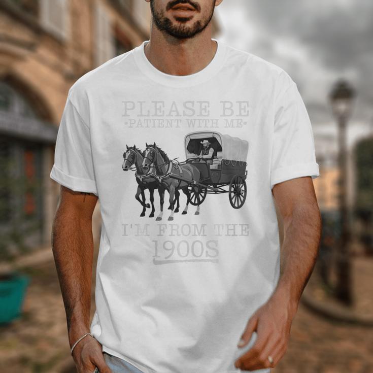 Please Be Patient With Me I'm From The 1900s Humorous Saying Premium Tri-Blend Unisex T-Shirt Please Be Patient With Me I'm From The 1900s Humorous Saying Premium Tri-Blend Unisex T-Shirt