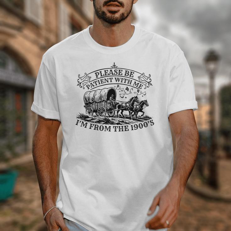Please Be Patient With Me I'm From The 1900s For Men Women Premium Tri-Blend Unisex T-Shirt