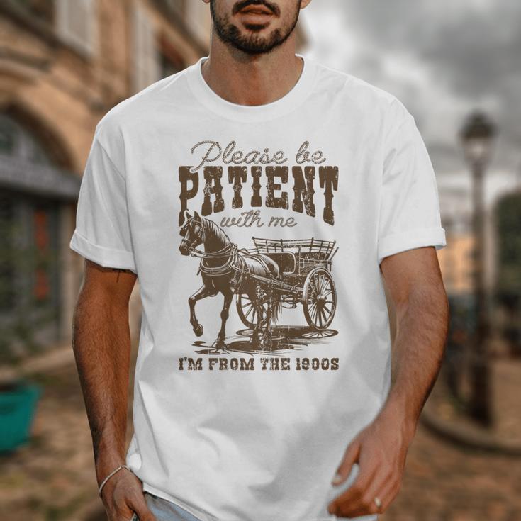 Please Be Patient With Me I'm From The 1900s Graphic Premium Unisex T-Shirt