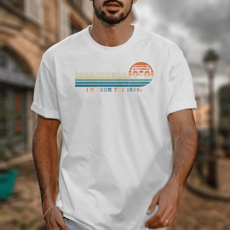 Please Be Patient With Me I'm From The 1900s Retro 90s Premium Unisex T-Shirt Please Be Patient With Me I'm From The 1900s Retro 90s Premium Unisex T-Shirt