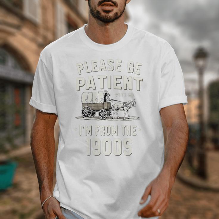 Please Be Patient I'm From The 1900s Retro Premium Tri-Blend Unisex T-Shirt Please Be Patient I'm From The 1900s Retro Premium Tri-Blend Unisex T-Shirt