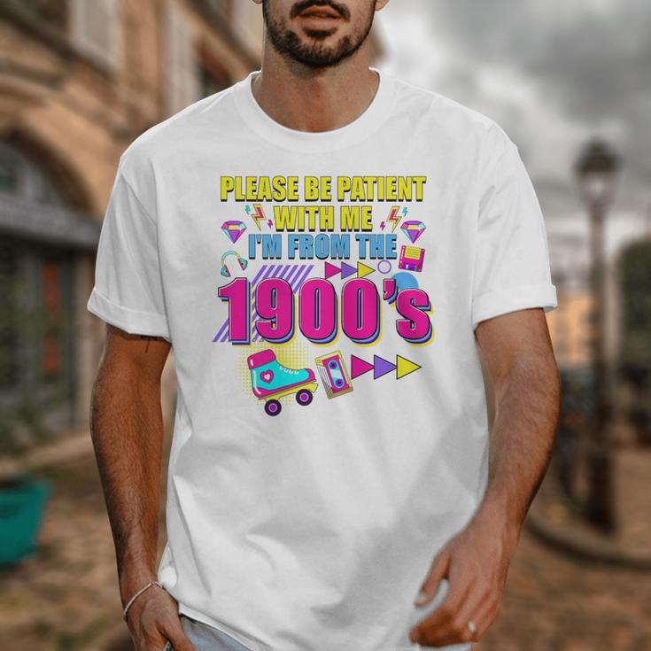 Please Be Patient With Me I'm From The 1900s Retro Vibes Premium Unisex T-Shirt