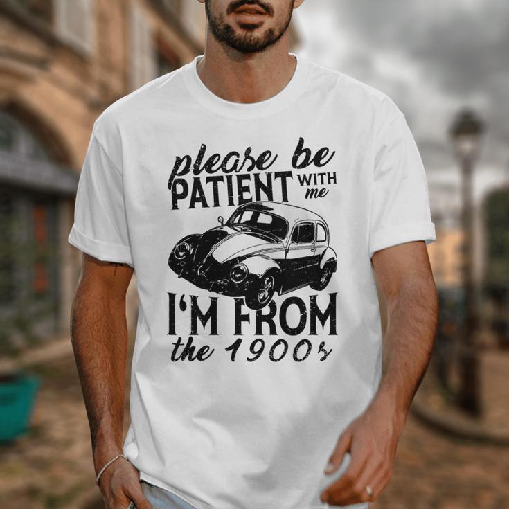 Please Be Patient With Me I'm From The 1900s Vintage Classic Premium Tri-Blend Unisex T-Shirt