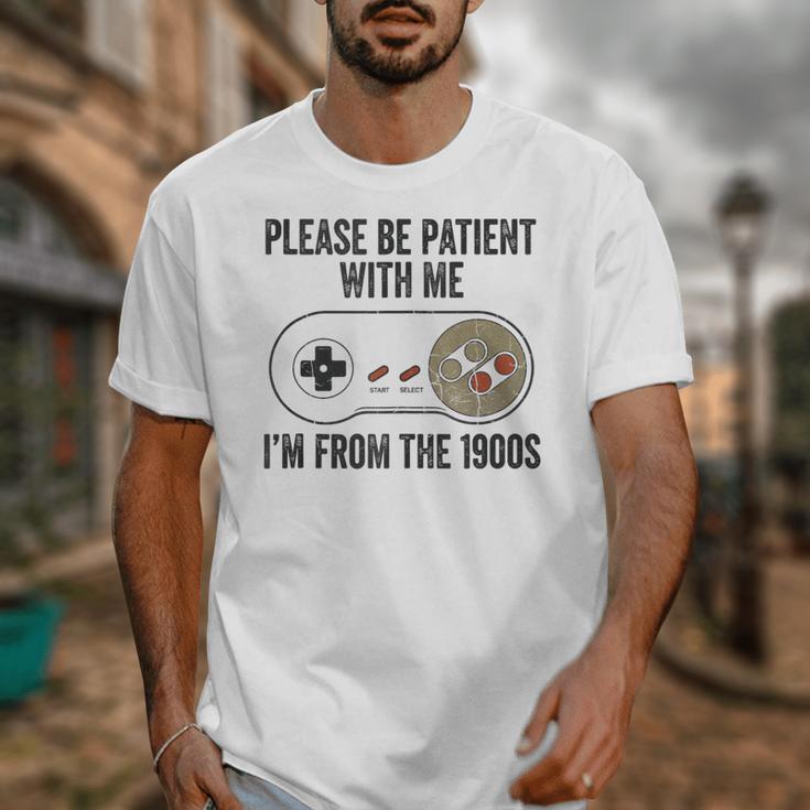 Please Be Patient With Me I'm From The 1900s Vintage Gamer Unisex T-Shirt