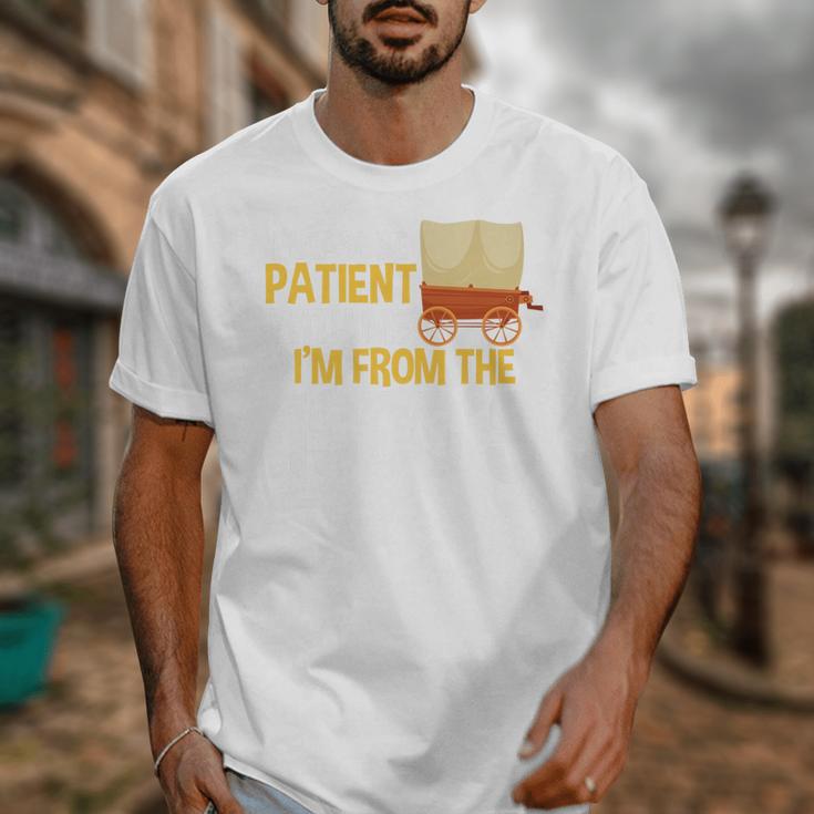 Please Be Patient With Me I'm From The 1900s Vintage Oregon Premium Unisex T-Shirt Please Be Patient With Me I'm From The 1900s Vintage Oregon Premium Unisex T-Shirt