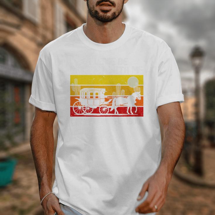 Please Be Patient With Me I'm From The 1900s Vintage Sun Set Premium Unisex T-Shirt