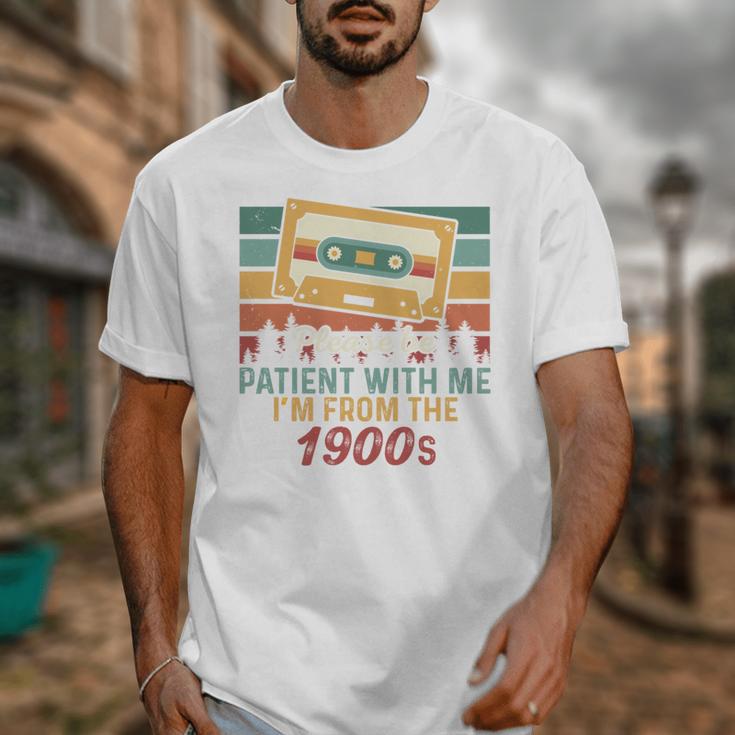 Please Be Patient-With Me I'm From The 1900s Retro Music Unisex T-Shirt Please Be Patient-With Me I'm From The 1900s Retro Music Unisex T-Shirt