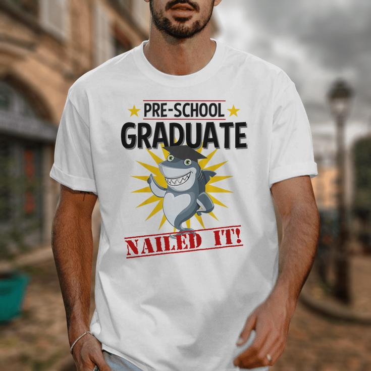 Pre K Nailed It Shirt 2019 Shark Graduation TShirt Unisex T-Shirt