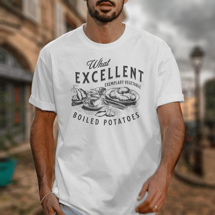 Pride And Prejudice Books What Excellent Boiled Potatoes Unisex T-Shirt Pride And Prejudice Books What Excellent Boiled Potatoes Unisex T-Shirt