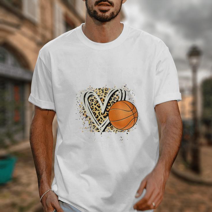 Proud Aunt Of A 2026 Senior Basketball Graduation Leopard Premium Tri-Blend Unisex T-Shirt