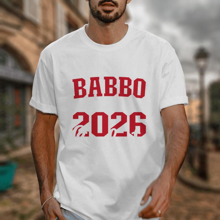 Proud Babbo Of a Class Of 2026 Graduate For Graduation Unisex T-Shirt