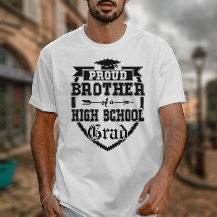 Proud Brother Of a High School Grad Senior Graduation Shirt Unisex T-Shirt