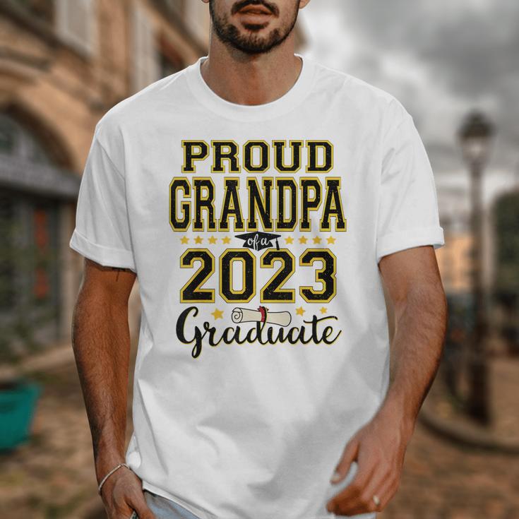 Proud Grandpa Of A 2023 Graduate Graduation Unisex T-Shirt