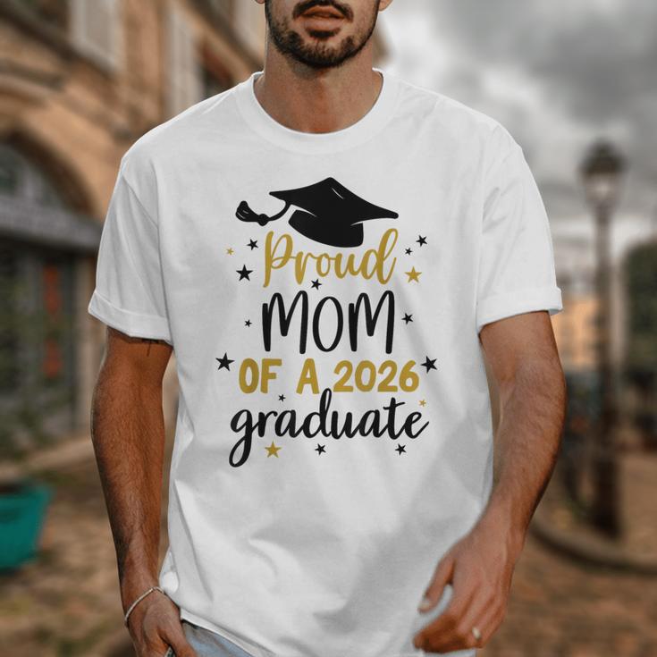 Proud Mom Of A Class Of 2026 Graduate Senior Graduation 2026 Unisex T-Shirt