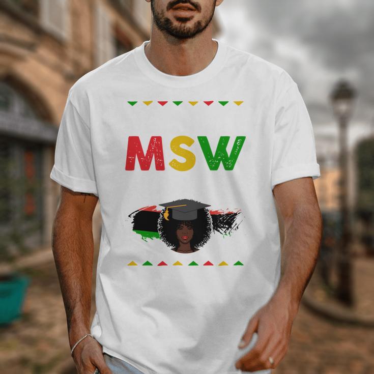 Queen MSW Social Work Grads Masters Graduation Unisex T-Shirt