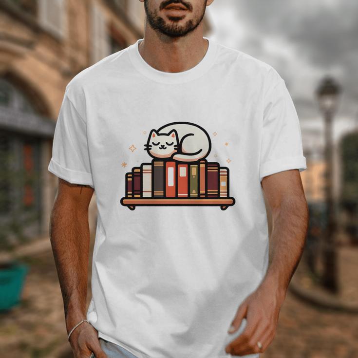 Read More Banned Books Reader Cat Lover Librarian Freedom Unisex T-Shirt
