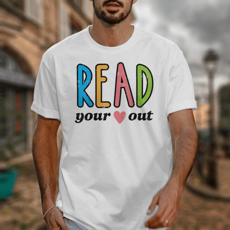 Read Your Heart Read Reading Librarian Book Across America Unisex T-Shirt