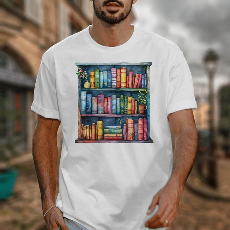 Reading And Bookcase Magic Book Premium Unisex T-Shirt