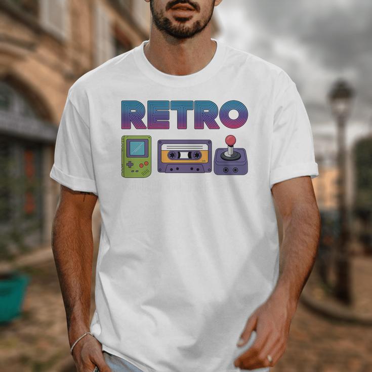 Retro Gaming Nostalgia Tee Perfect For 90s Lovers Premium Tri-Blend Unisex T-Shirt