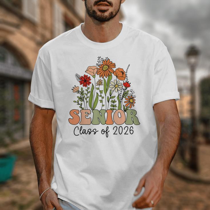 Senior 2026 Graduate Class Of 2026 Wildflowers Graduation Unisex T-Shirt