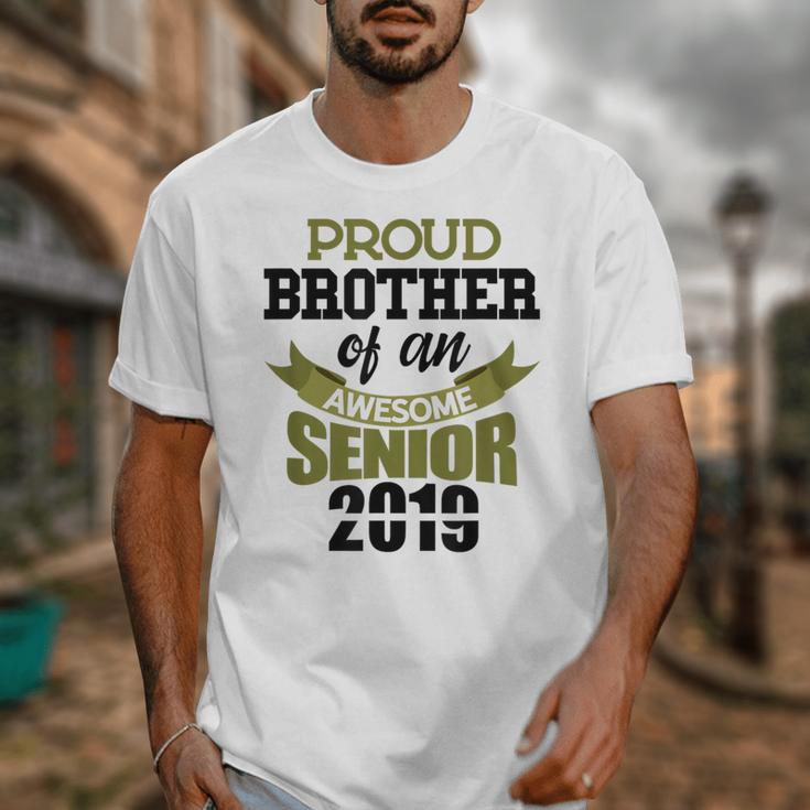 Senior Class Of 2019 Tshirt Graduation Awesome Brother Unisex T-Shirt