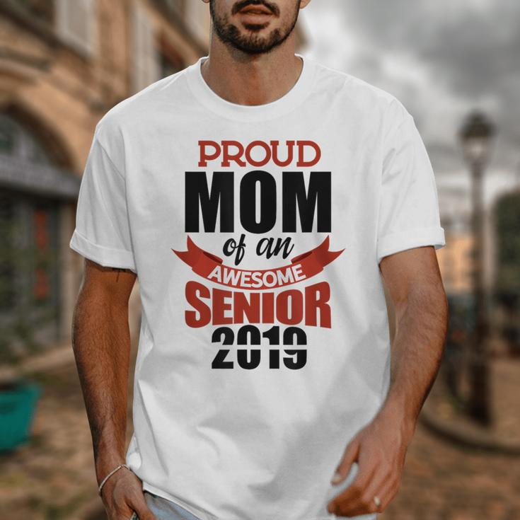 Senior Class Of 2019 Tshirt Graduation Awesome Mom Unisex T-Shirt