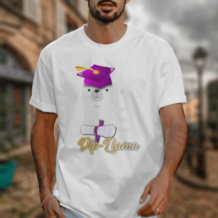 Senior Graduation 2020 Got My Dip-Llama Diploma Llama Pun Unisex T-Shirt