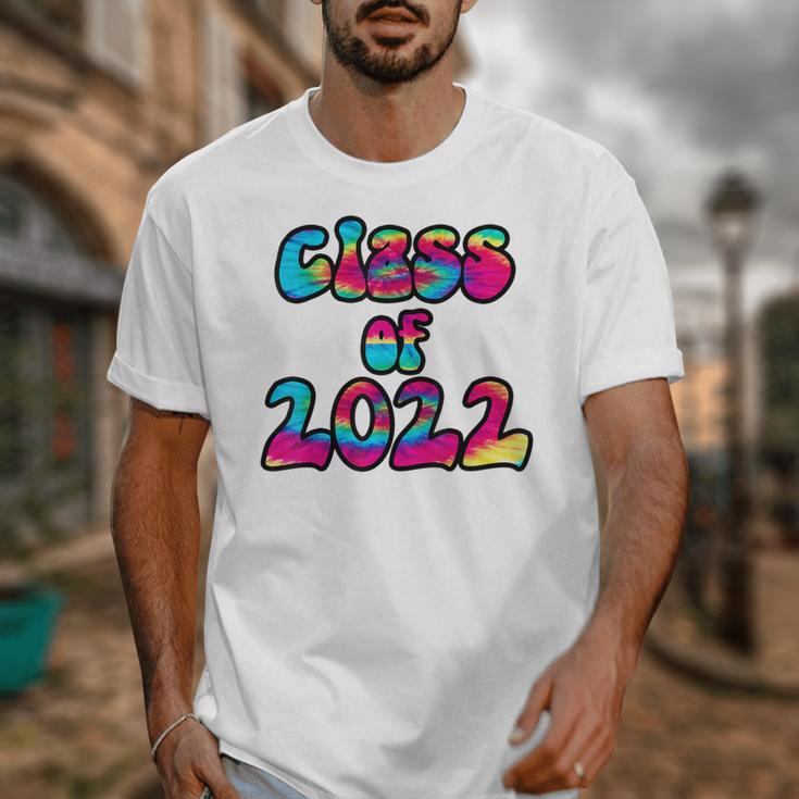 Senior Year 2022 Class Of 2022 Graduation Tie Dye Groovy Unisex T-Shirt